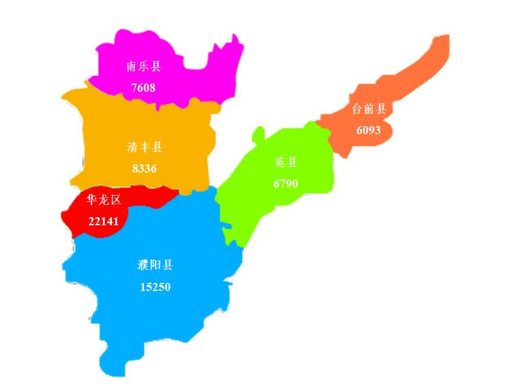 濮阳市五县一区地图图片