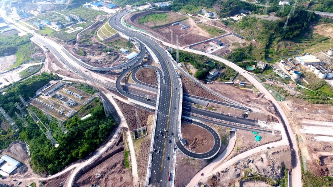 交通云阳曙光立交工程完成95将于7月1日贯通