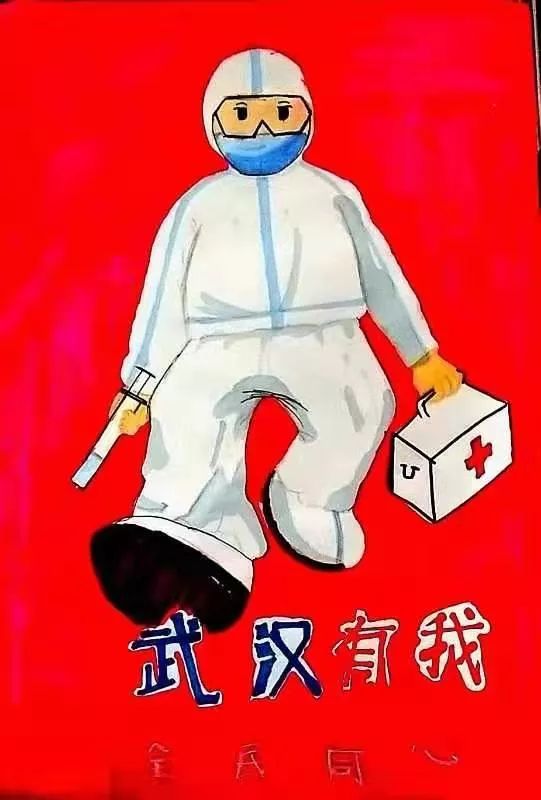 疫情无情大爱无疆这组绘画情深意长