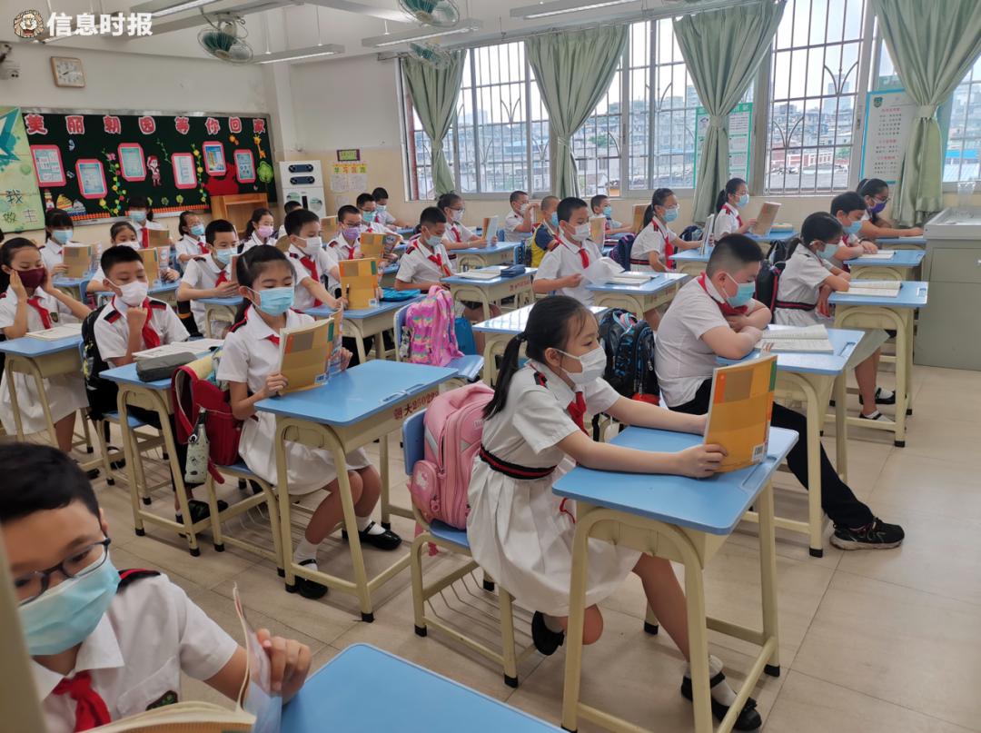 今天广州小学生返校啦多校区直击