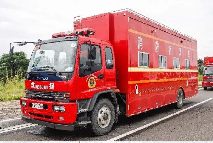 闽动2020地震演练系列报道四丨现场消防救援车图鉴