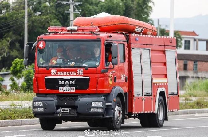 闽动2020地震演练系列报道四丨现场消防救援车图鉴