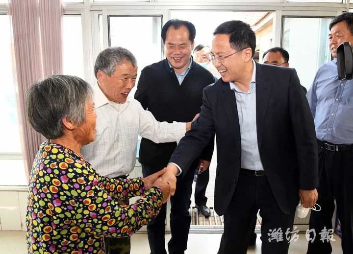 惠新安到寿光市调研学校复学,安全生产,脱贫攻坚等工作并看望"四进"