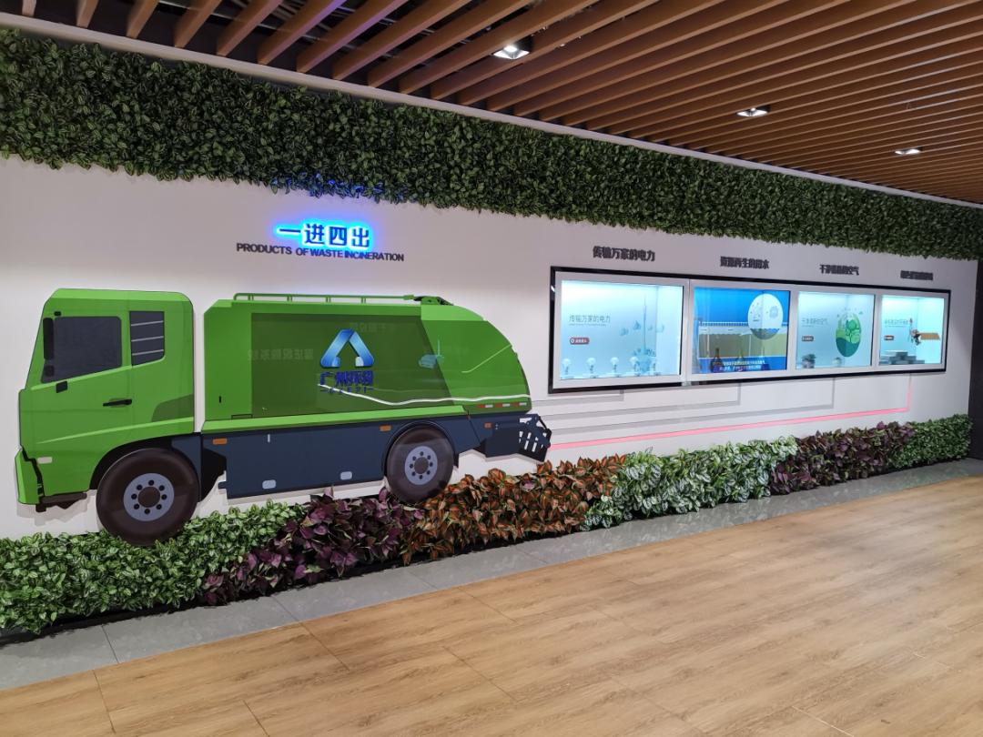 "一进四出"透明橱窗(第六资源热力电厂)