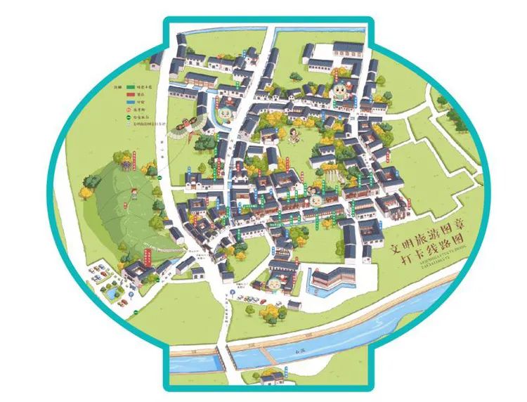 "在前童古镇游客服务中心,志愿者童铉凯正在进行文明引导.