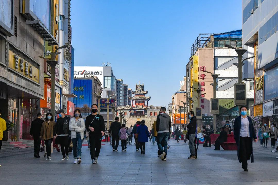 银川步行街图片