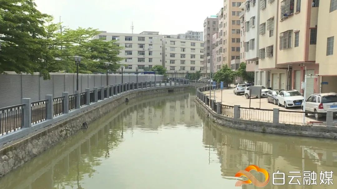 在该联社门口,新建的同心桥连通了滘心涌两岸,为一