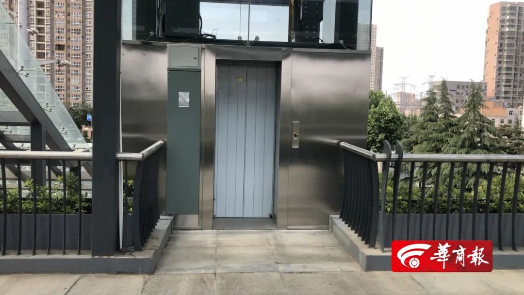 羡慕了西安这座有电梯的高配版人行天桥投入使用就在这里
