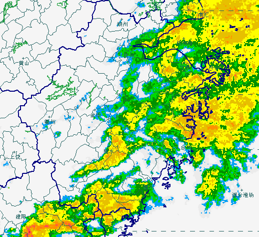 就停了从雷达回波的走势来看夏天的雨通常不会停留太久今日10时气温图