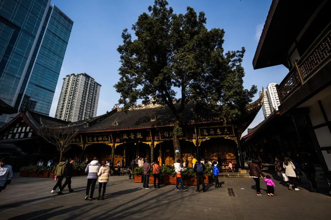 成都大慈寺 图据icphoto十三片▼皇城坝—祠堂街片区,宽窄巷子