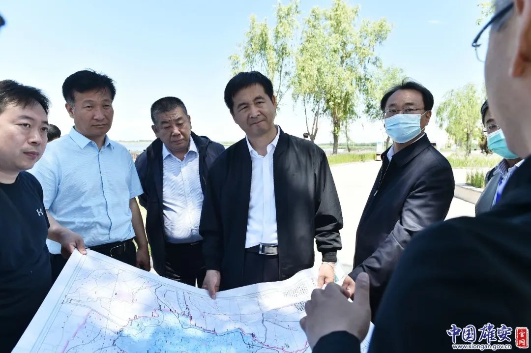 田金昌刘树军调研检查雄安新区防汛备汛工作