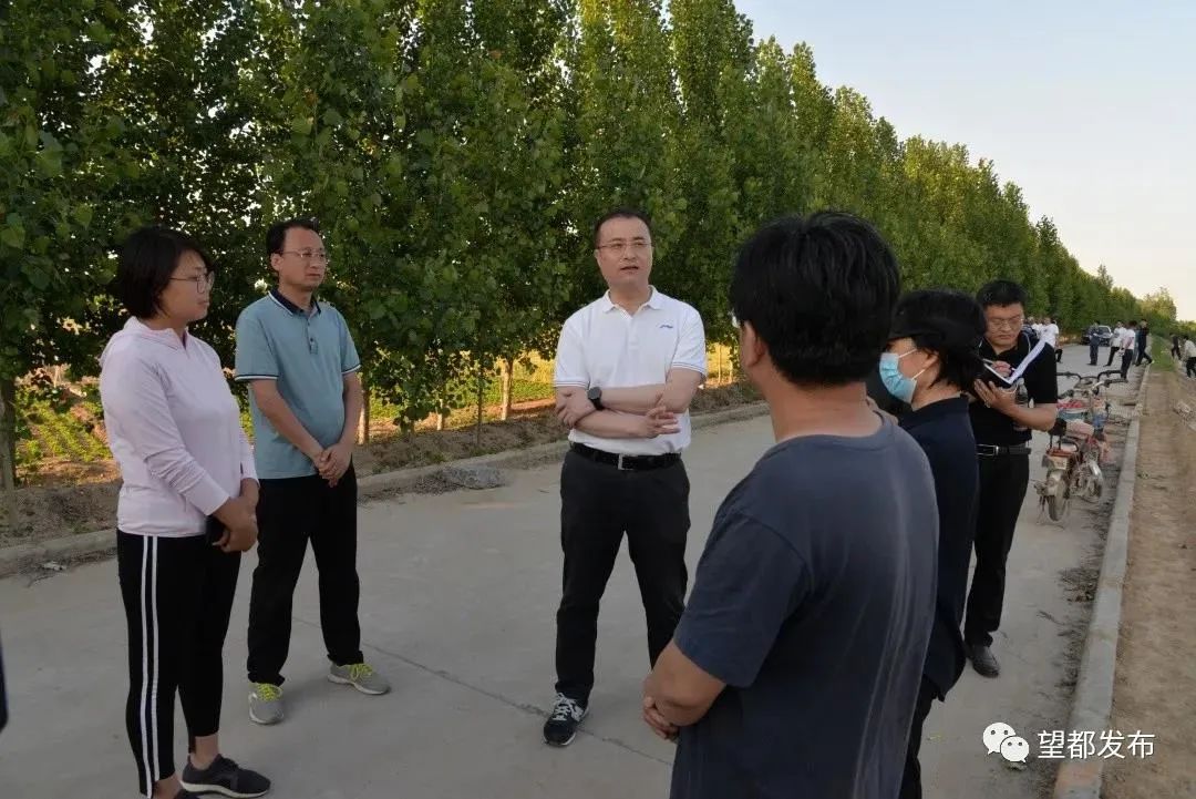 县委副书记代县长冯涛到唐河开展巡河工作