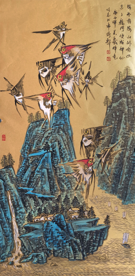 艺术人物画家吴学斌作品赏析