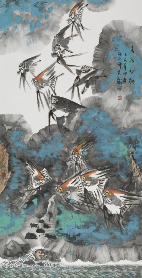 艺术人物画家吴学斌作品赏析