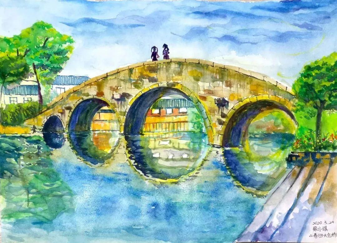 这些作品获奖啦孩子们画笔下的松江水世界值得一看