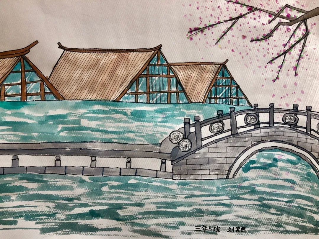 这些作品获奖啦孩子们画笔下的松江水世界值得一看
