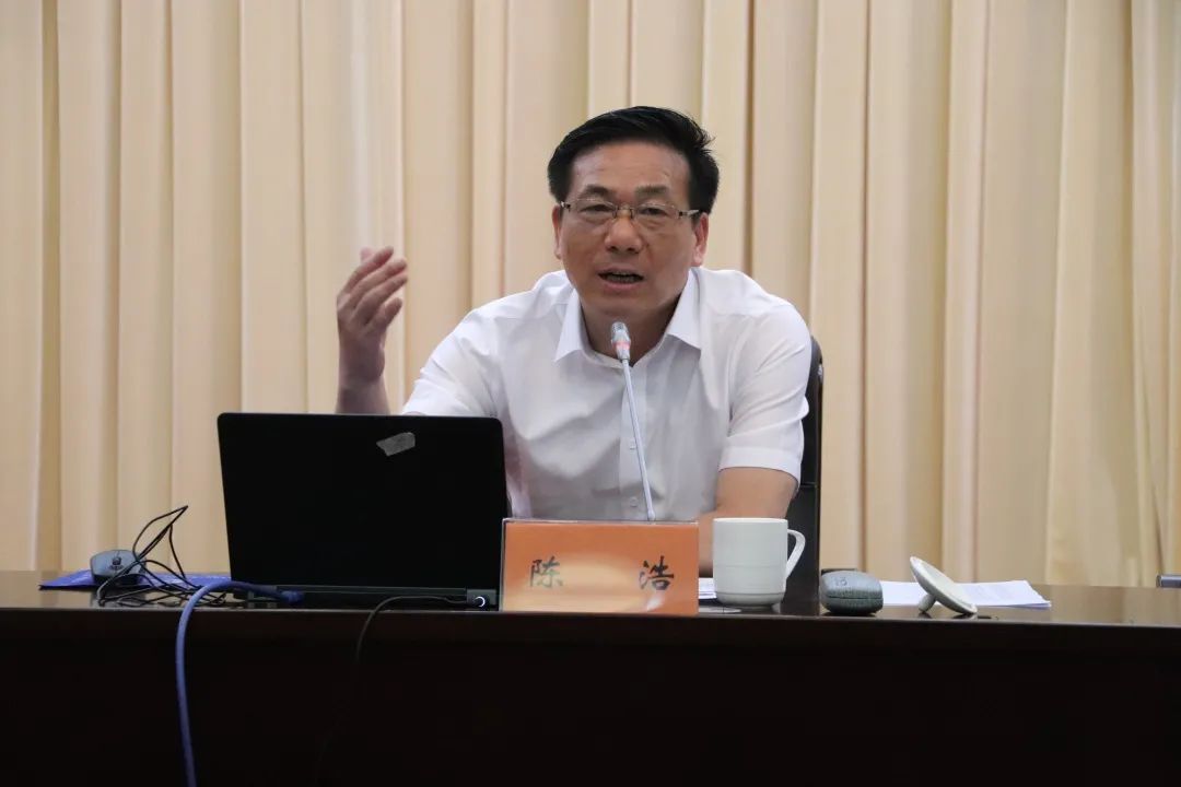 省委统战部副部长省工商联党组书记陈浩来湖州作专题辅导讲座