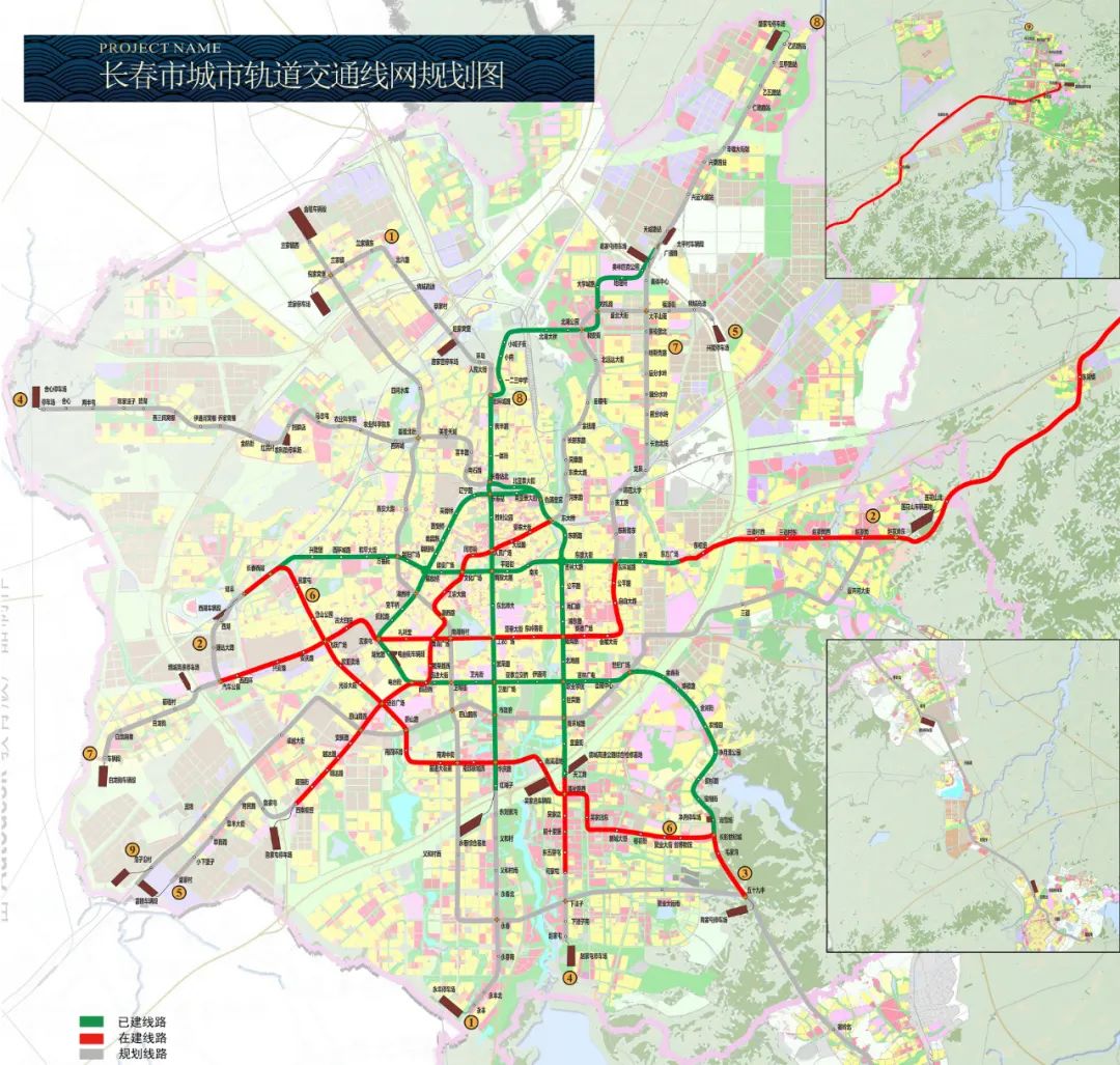 长春北湖未来地铁规划图片