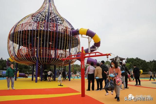 今天日照万平口儿童运动乐园开园了