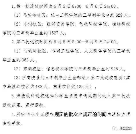 湖南又有7所高校河北工业职业技术学院宣布返校时间!