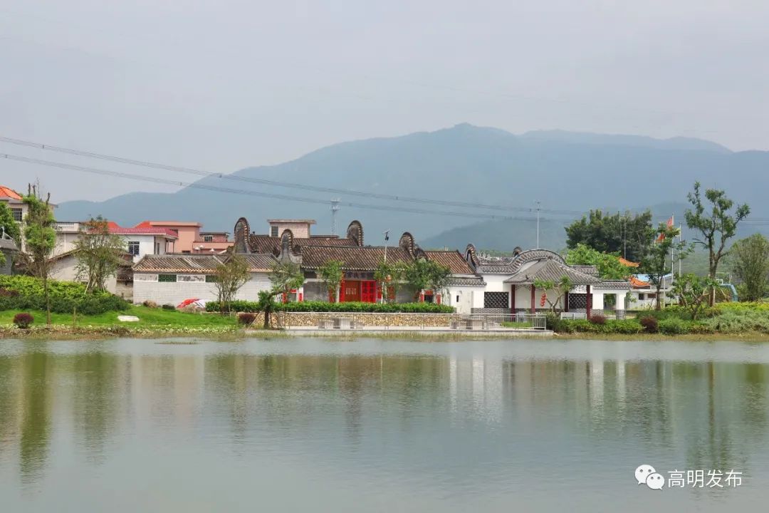 湖光水影高明这条革命老村风景如画入选佛山市古村落活化名录