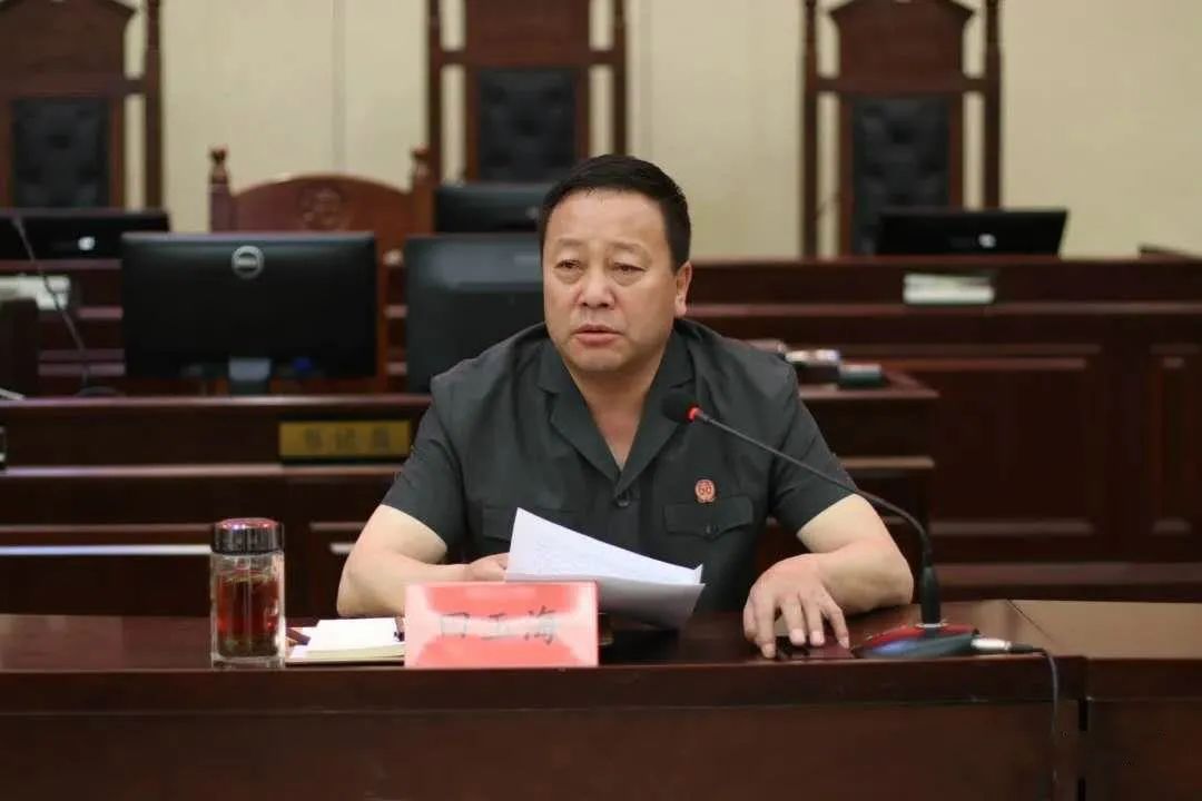 永靖县人民法院党组书记,代院长田玉海马军院长在州"两会"上所作的