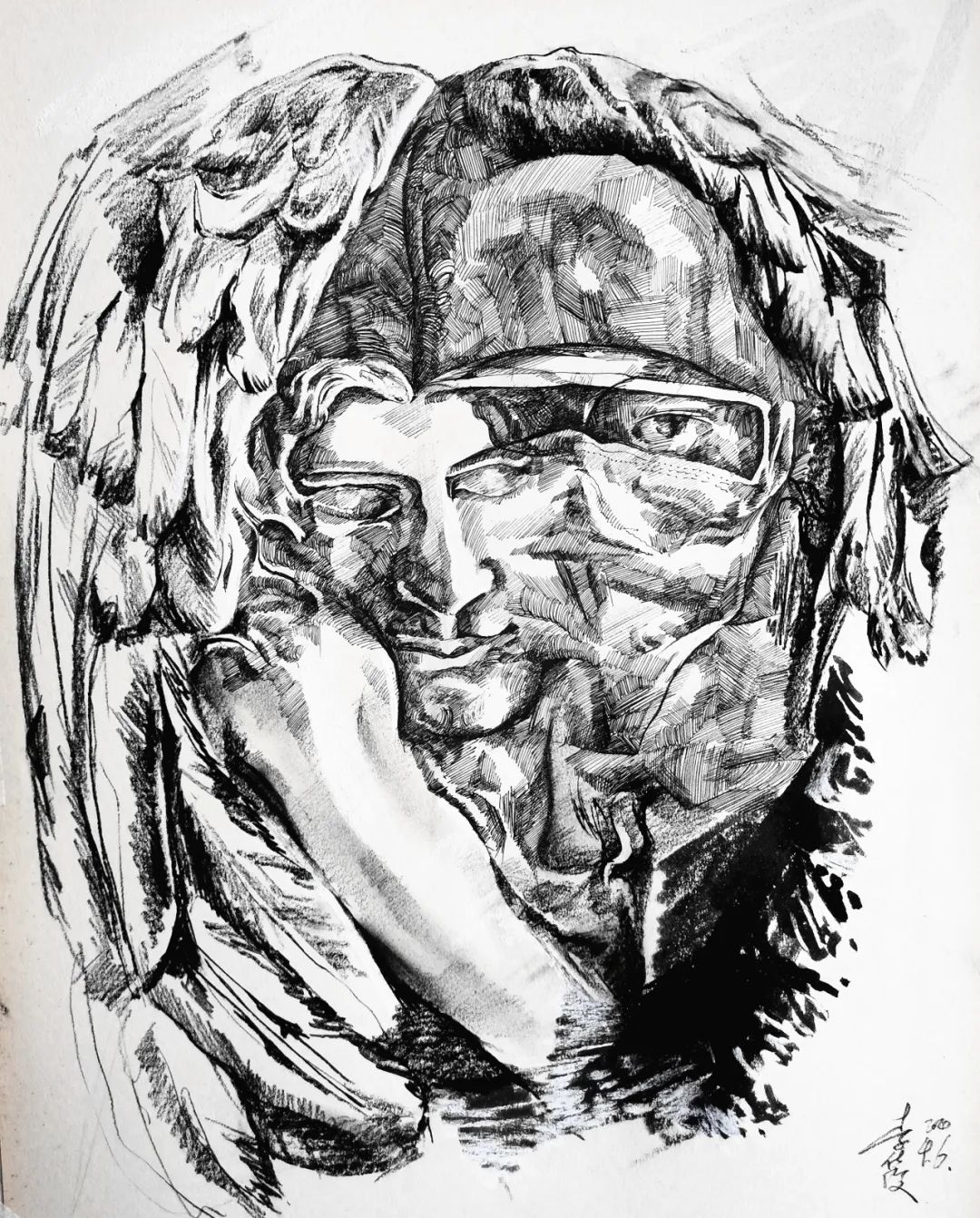 众志赞歌中国美术学院附中师生创作及线上教学展