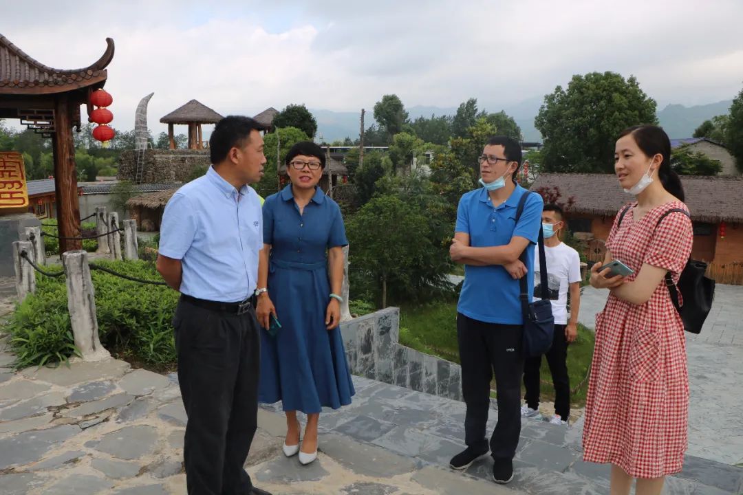咸宁市文化和旅游局来我县调研文旅产业工作