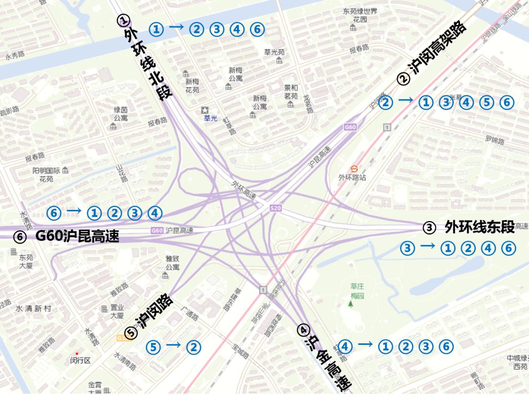 亞洲第一立交橋莘莊立交為什麼那麼堵