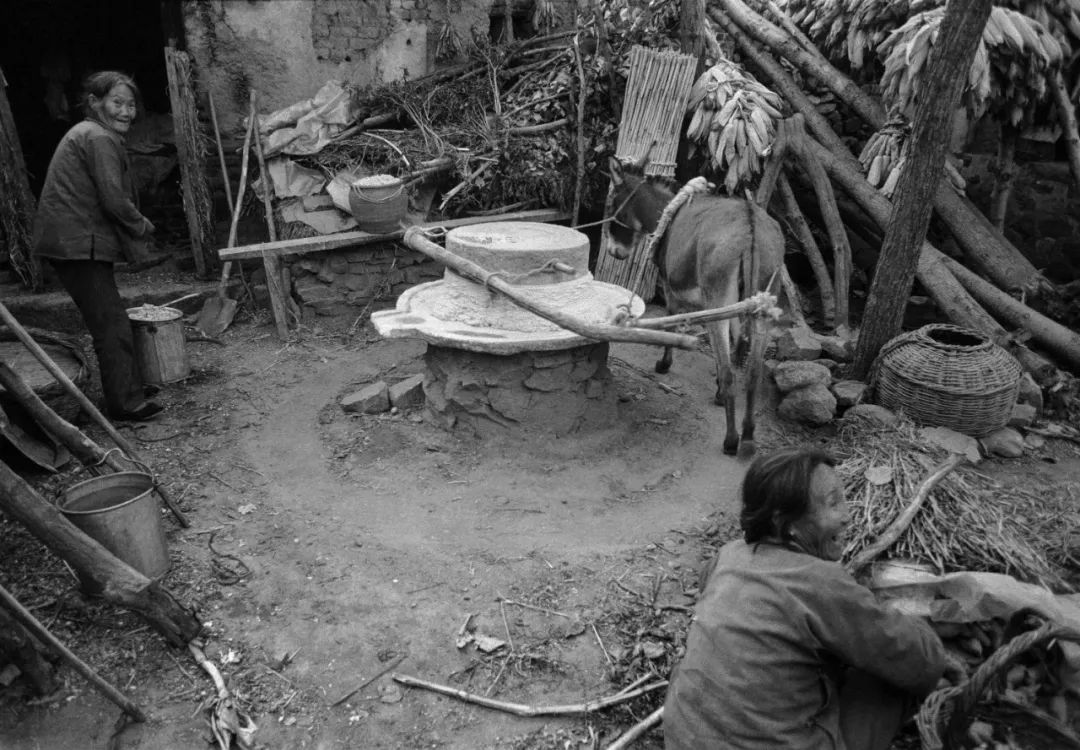 四十多年前的农村吃什么?李百军作品