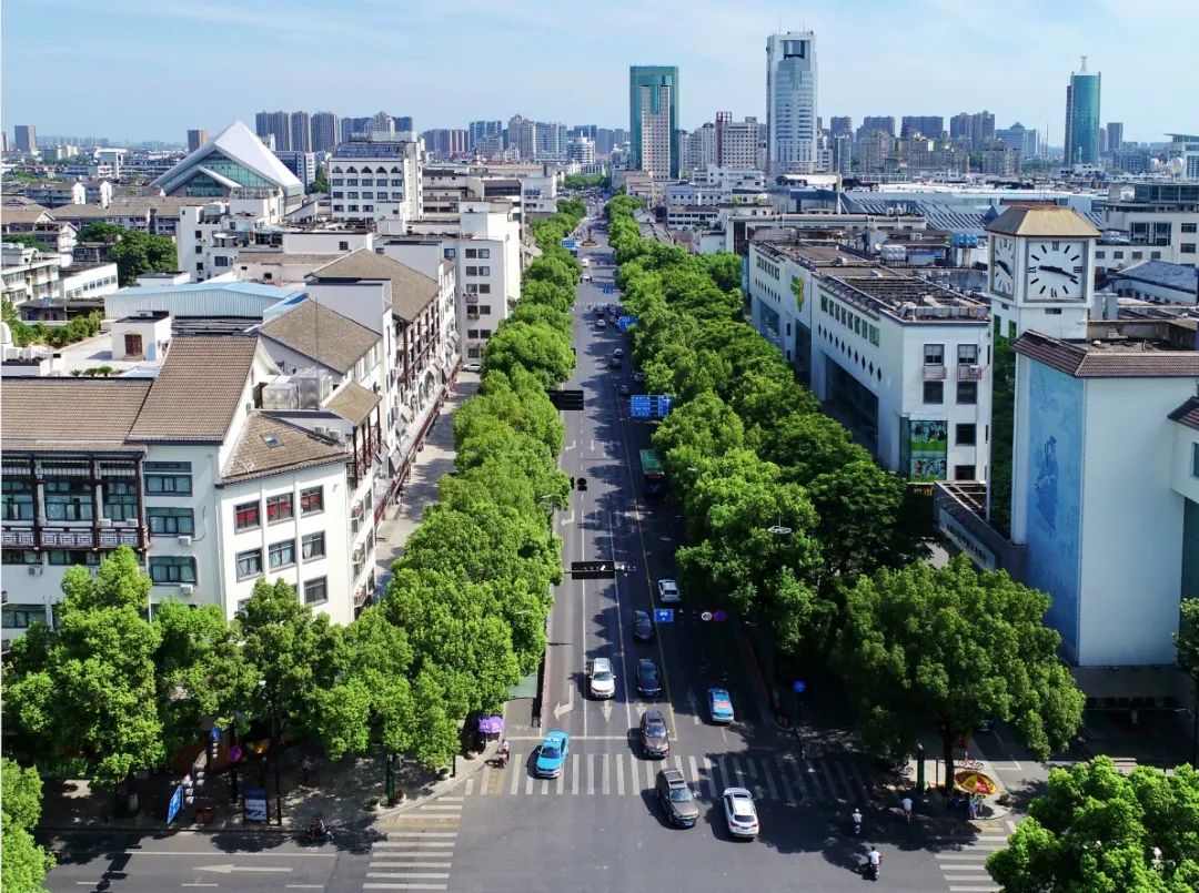 绍兴的解放路,是市区南北向的主干道,是最早的城市商业街,也曾是绍兴