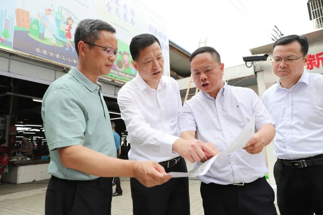 区委书记带队到新碶街道,大碶街道检查指导文明城市创建工作