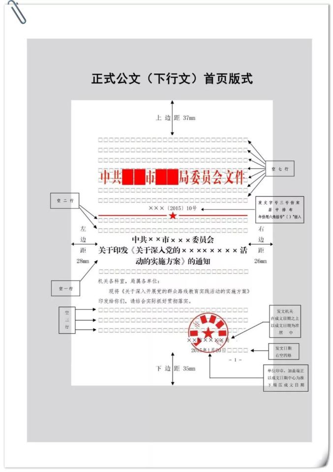 来源:基层干部原标题:《机关公文格式设置规范(最新干货,迅速收藏)》