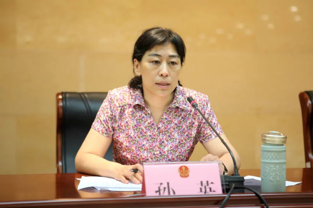 中院组织召开审判执行工作调度会议,党组书记,院长孙英出席会议并讲话