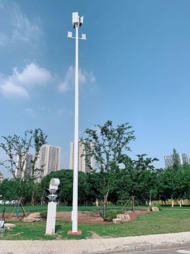 本次路灯杆融合方案以城市美化,资源整合,节能环保的设计理念为出发点