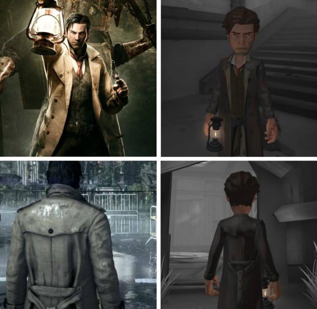 《第五人格》主人公杰克造型抄袭《恶灵附身》男主角.