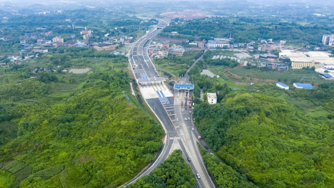 好消息快速路一横线歇马东西干道全线贯通啦