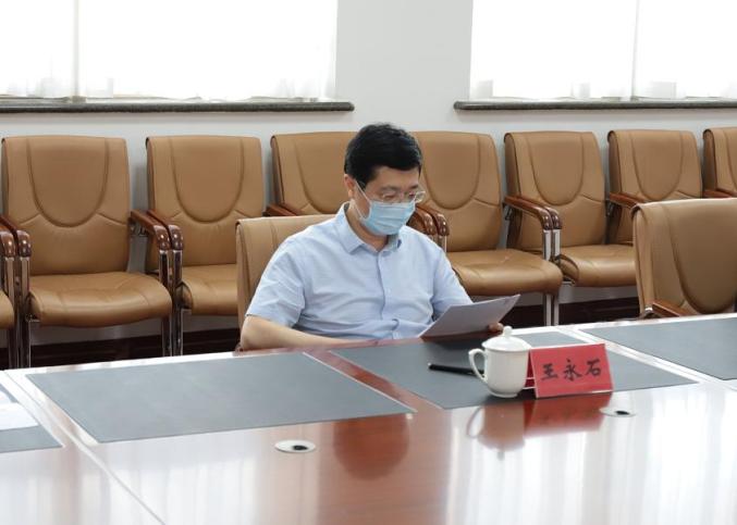 市委常委宣传部长王永石深入市委网信办开展调研