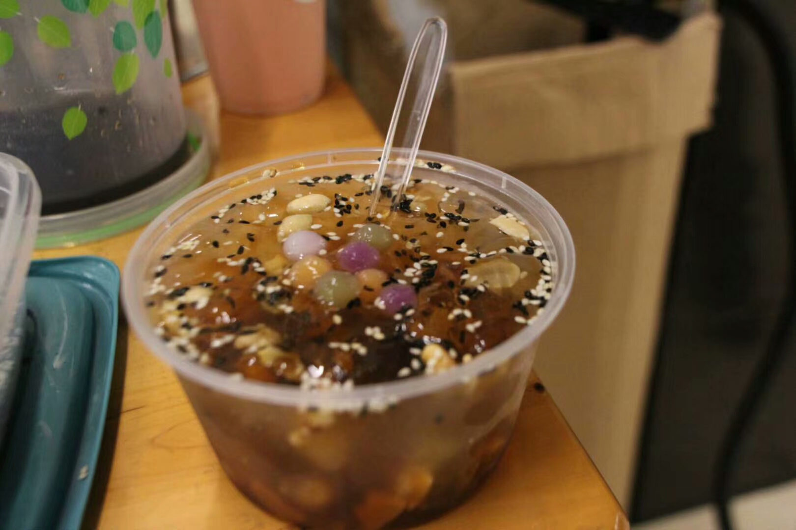 重庆夜市小吃涪陵冰粉6元钱一碗夏日的灭火器