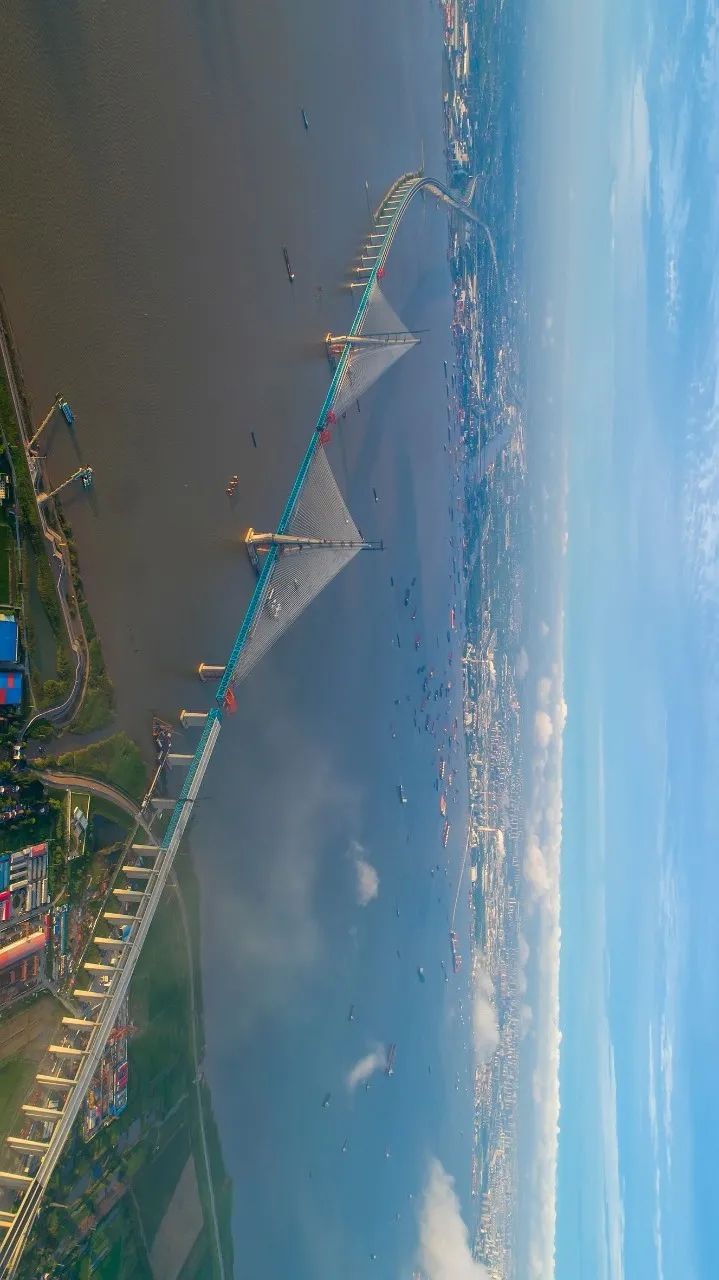 长青沙大桥图片