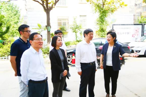 市领导张赴宁督导牌楼街道文明城市创建工作