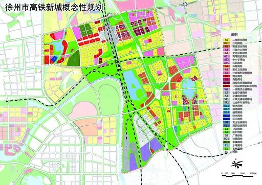 徐州高新区规划图图片