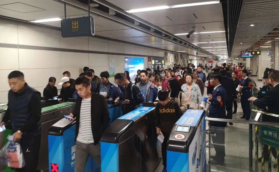 西安地铁南稍门站今起升级改造2号线5号线将在此换乘