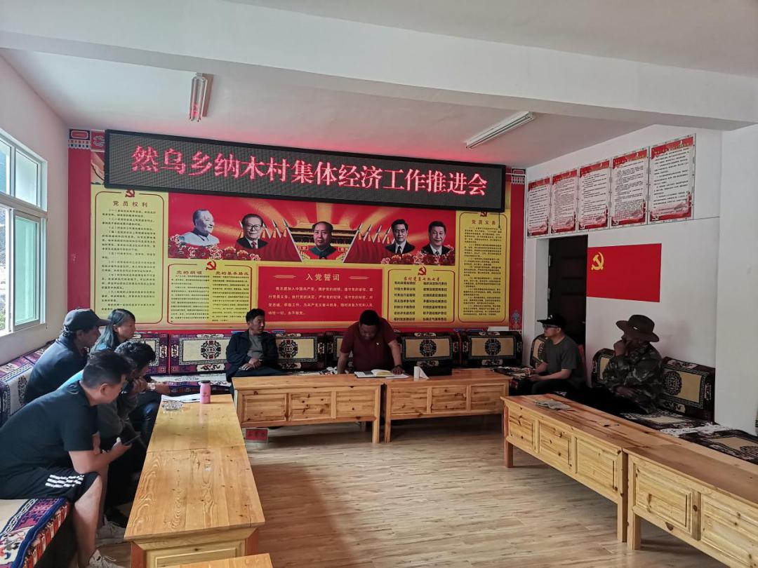 乡城县然乌乡纳木村召开村级集体经济工作推进会_澎湃号·政务_澎湃