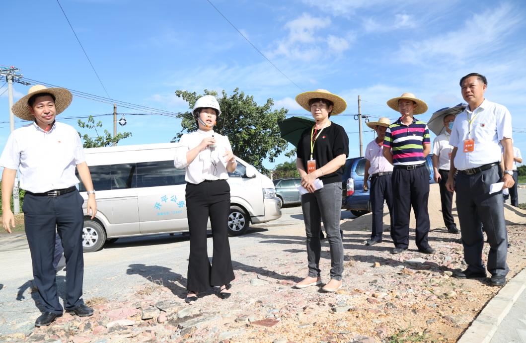 开平市领导李宝贞,谢常荣等参加了视察.