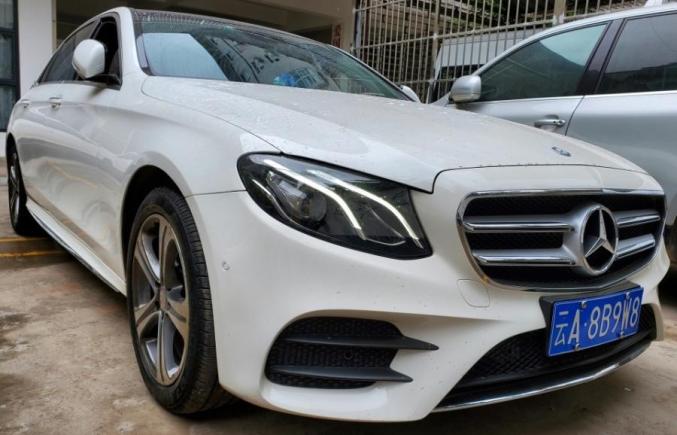 65万元, 白色,奔驰牌bj7205hel车一辆,车辆识别代码为le4zg4cb4hl01