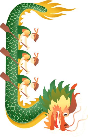 不可以赛龙舟我们可以坐龙舟上船吧一起度过奇妙旅程