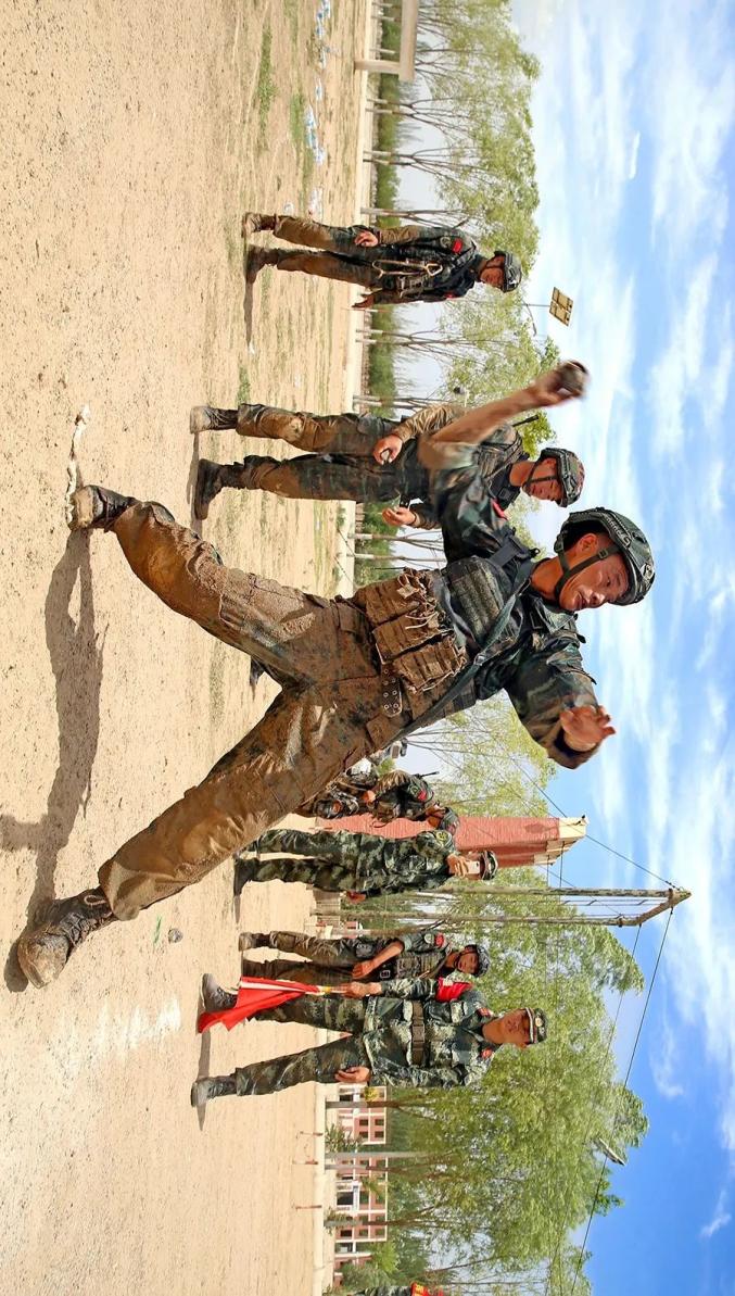 武警宁夏总队特战勇士极限训练现场震撼来袭!