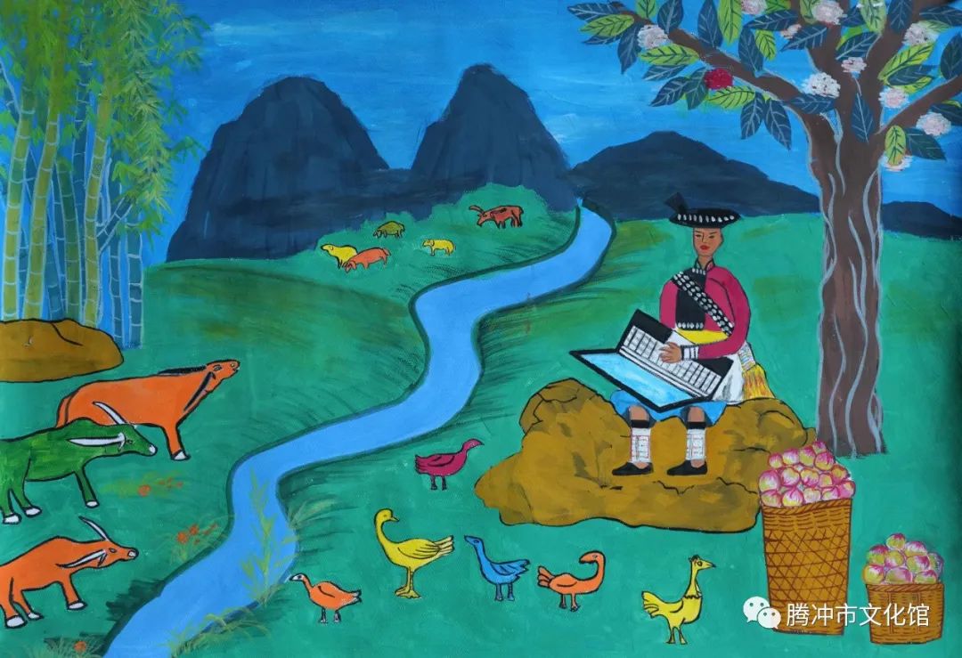一起来欣赏农民画里的腾冲~_澎湃号·政务_澎湃新闻-the paper