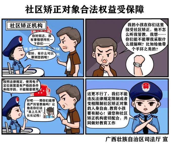 社区矫正这些知识,几张漫画帮你get!